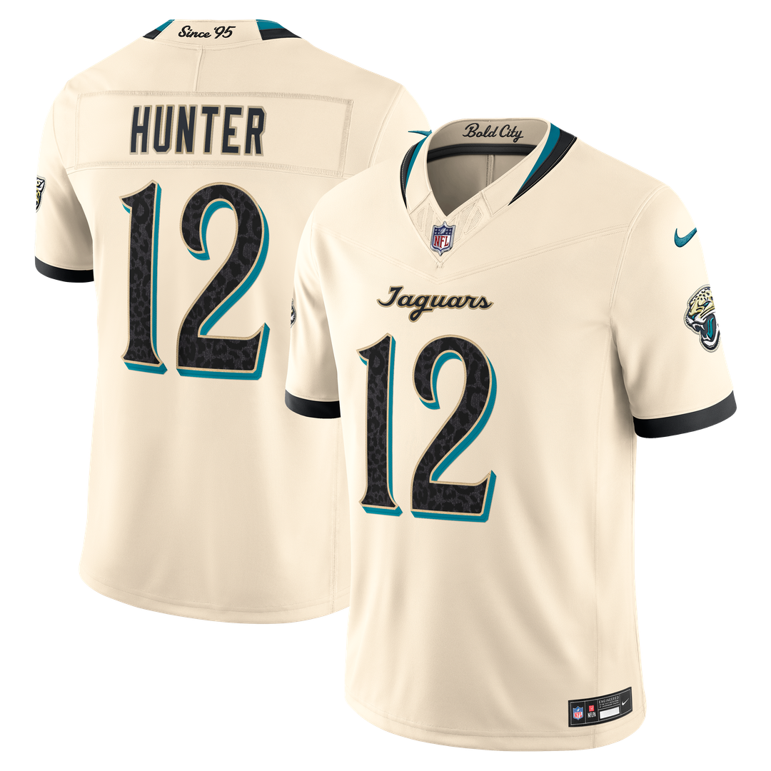 Travis Hunter Jacksonville Jaguars 2026 Rivalries Collection Stitched Jersey - Natural