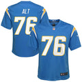 Joe Alt Los Angeles Chargers Youth Jersey - Powder Blue