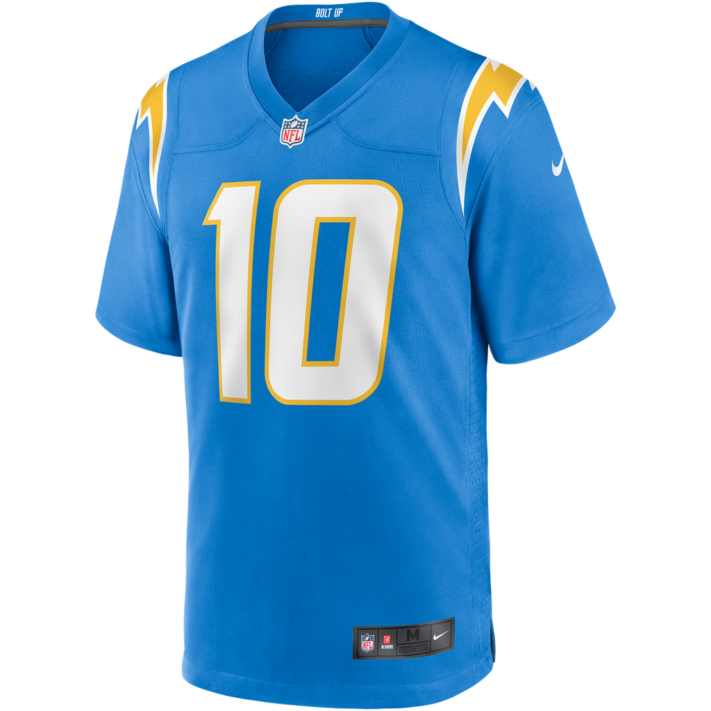 Justin Herbert Los Angeles Chargers Player Jersey - Powder Blue