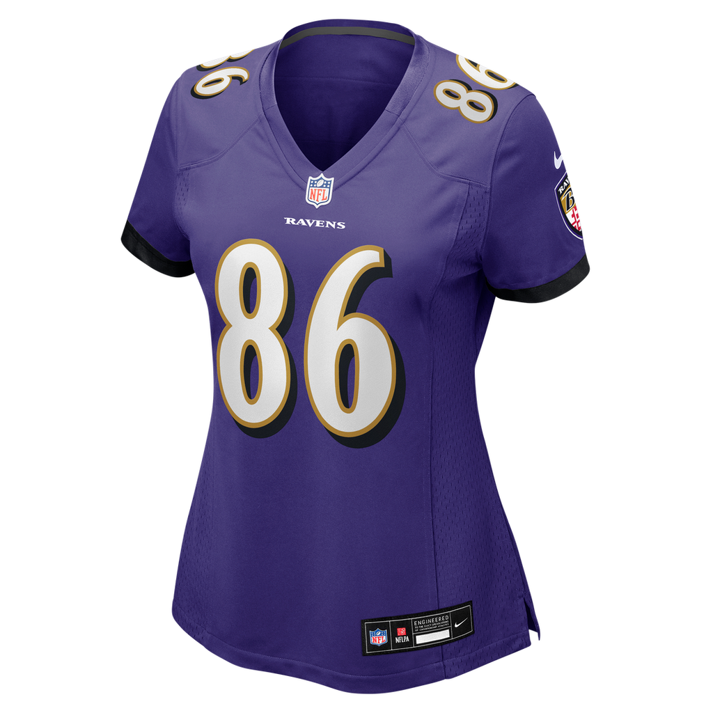 Cornelius Johnson Baltimore Ravens Women's Team Jersey - Purple