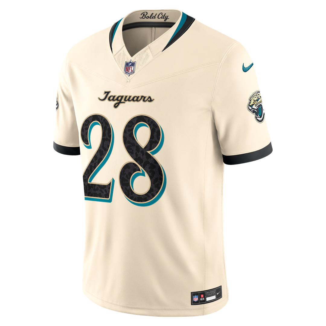 Fred Taylor Jacksonville Jaguars 2026 Rivalries Collection Stitched Jersey - Natural