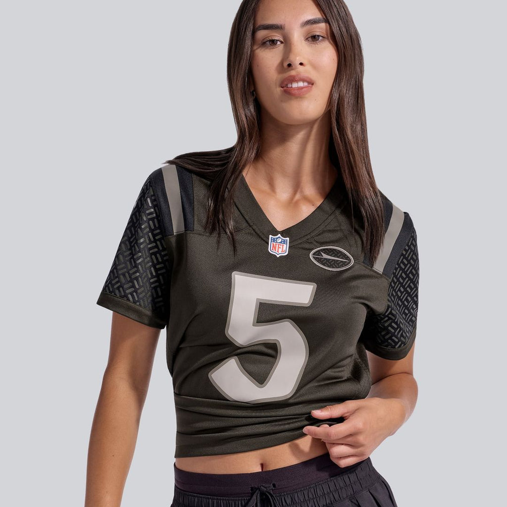 Garrett Wilson New York Jets Women's Rivalries Collection Jersey - Green