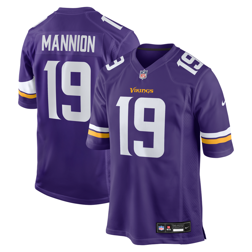 Sean Mannion Minnesota Vikings Jersey - Purple