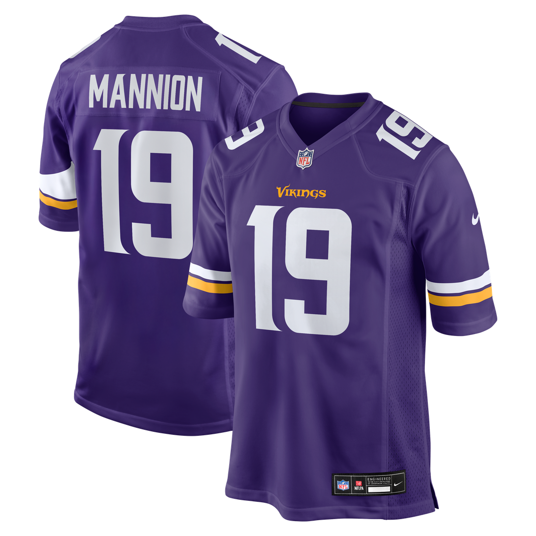 Sean Mannion Minnesota Vikings Jersey - Purple