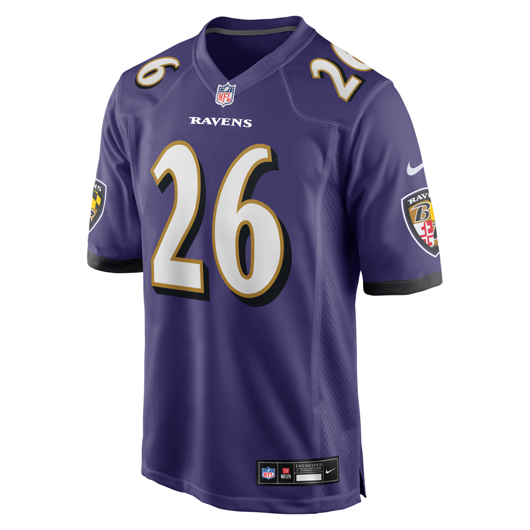 Rasheen Ali Baltimore Ravens Team Jersey - Purple