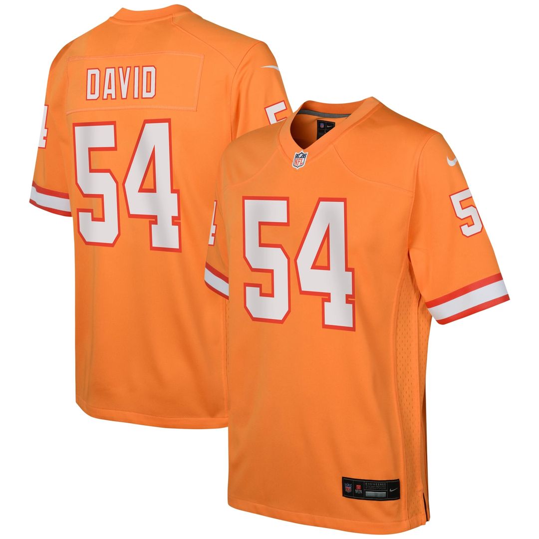 Lavonte David Tampa Bay Buccaneers Youth Jersey - Orange