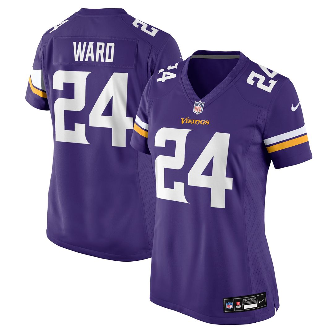 Jay Ward Minnesota Vikings Women's Team Jersey - Purple