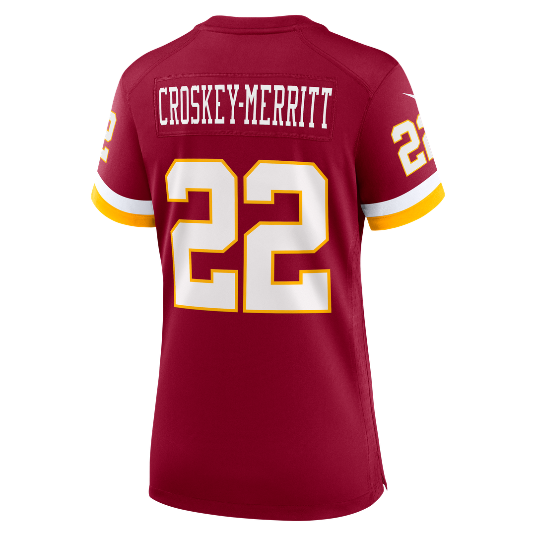 Jacory Croskey-Merritt Washington Commanders Women's Jersey - Burgundy
