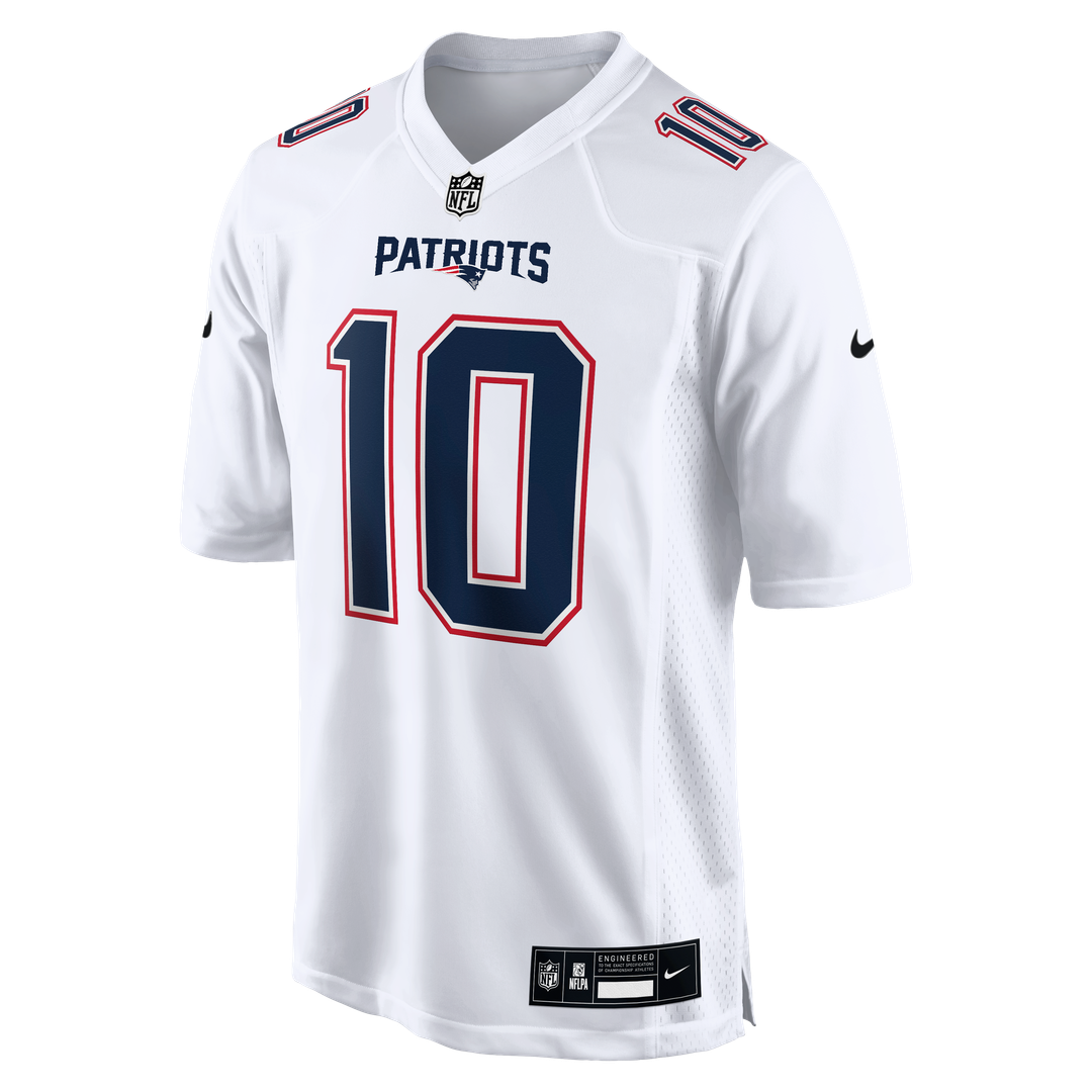 Drake Maye New England Patriots Jersey - Tundra White