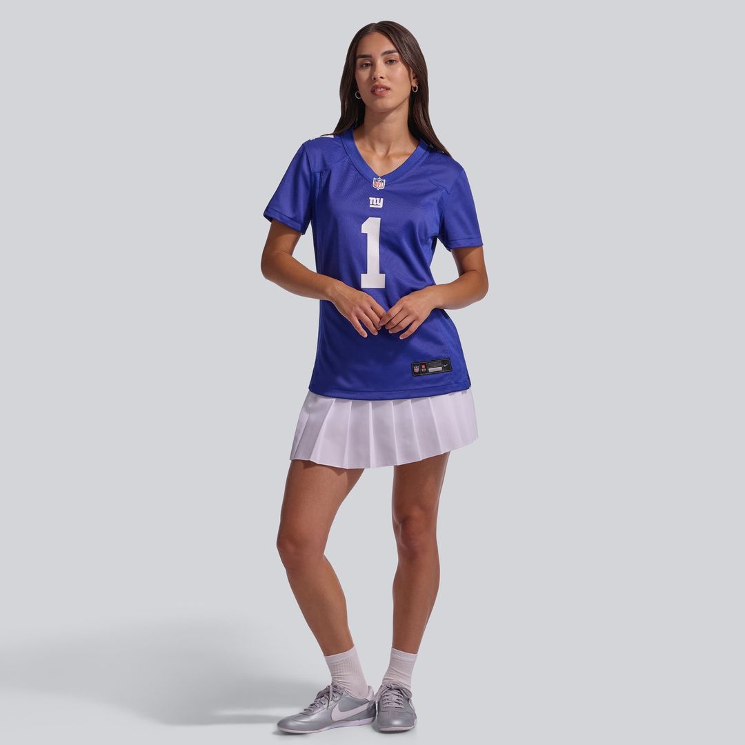 Malik Nabers New York Giants Women's Jersey - Royal