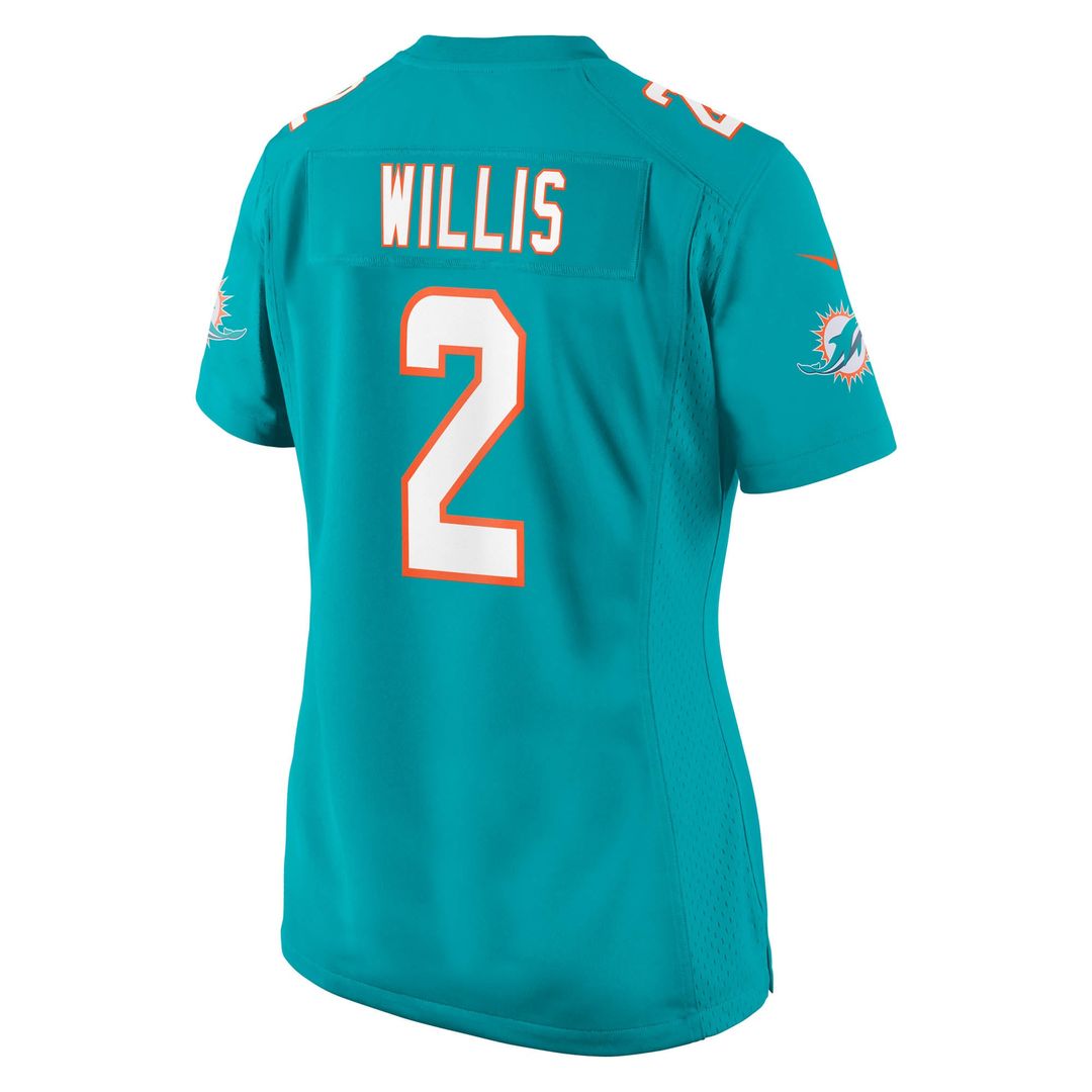 Malik Willis Miami Dolphins Women's Jersey - Aqua