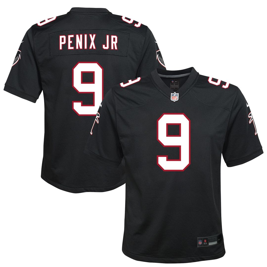 Michael Penix Jr. Atlanta Falcons Youth Alternate Jersey - Black