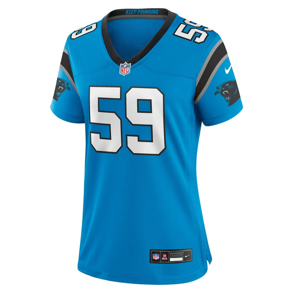 Luke Kuechly Carolina Panthers Women's Retired Player Jersey - Blue