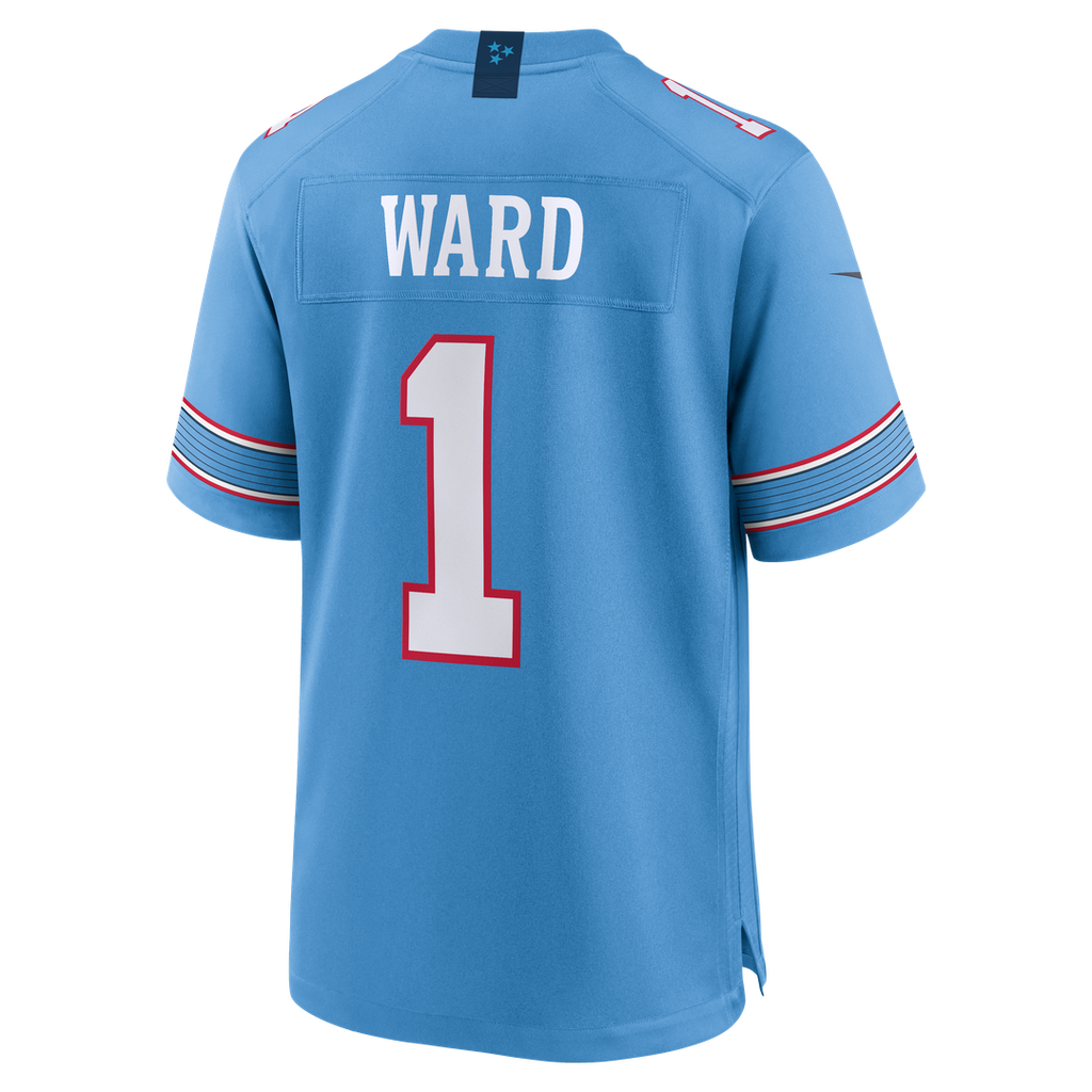 Cameron Ward Tennessee Titans Jersey - Light Blue
