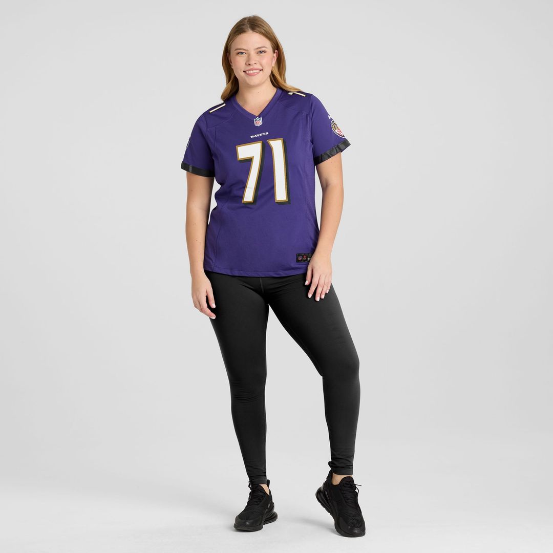 Carson Vinson Baltimore Ravens Women's Team Jersey - Purple
