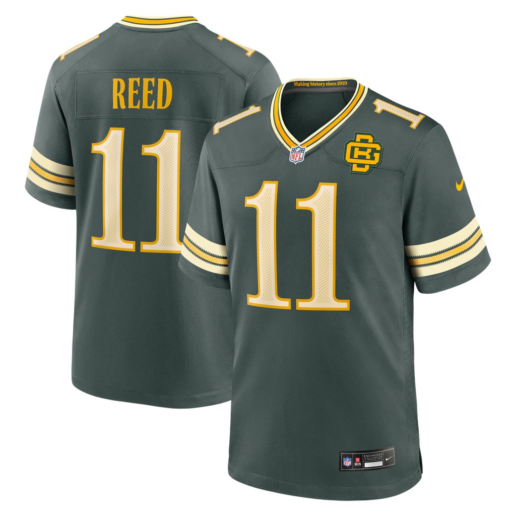 Jayden Reed Green Bay Packers 2026 Rivalries Collection Jersey - Green