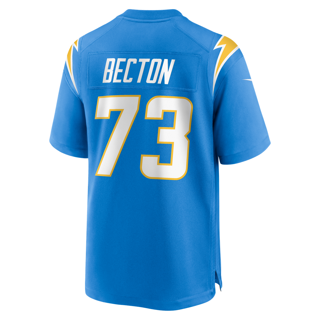 Mekhi Becton Los Angeles Chargers Team Jersey - Powder Blue