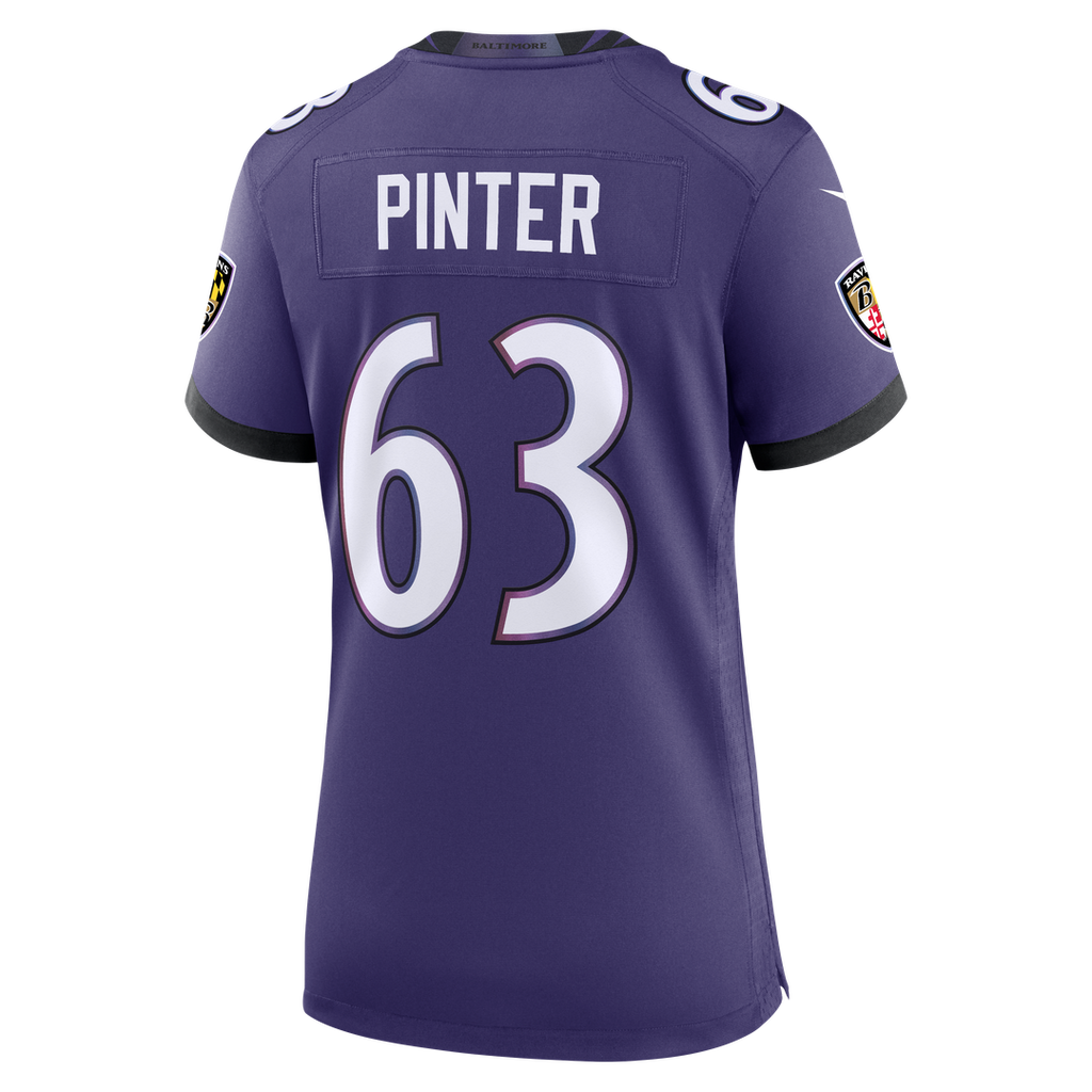 Danny Pinter Baltimore Ravens Women's Team Jersey - Purple