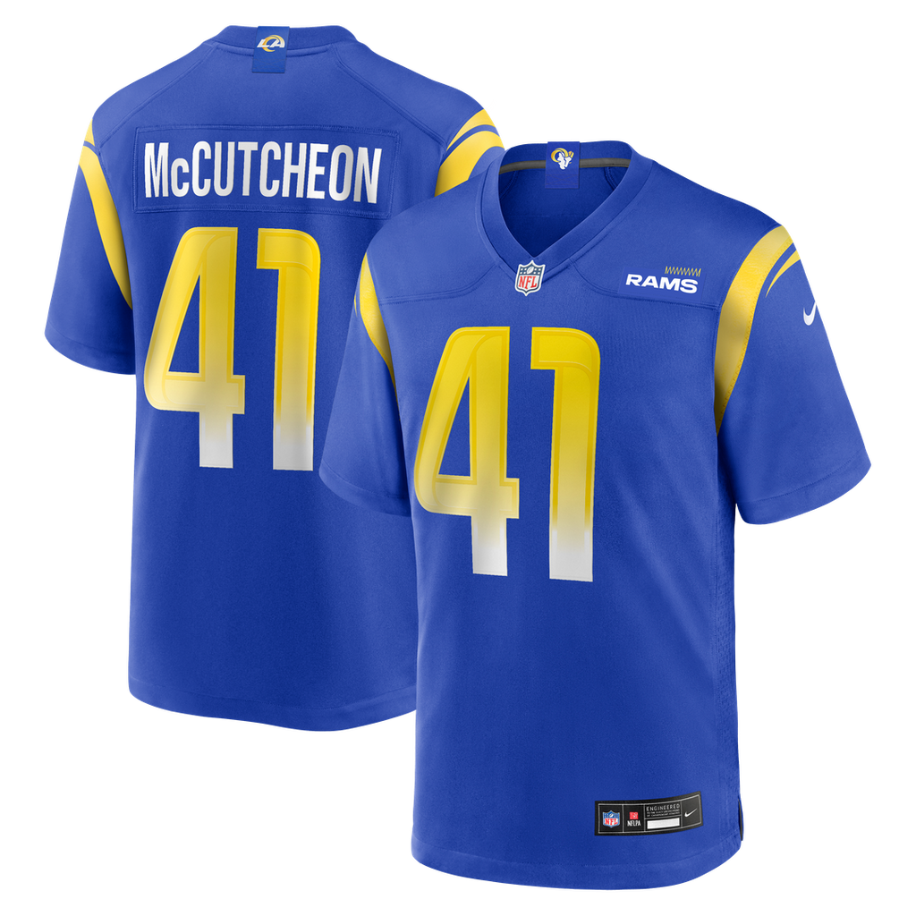 Cameron McCutcheon Los Angeles Rams Jersey - Royal