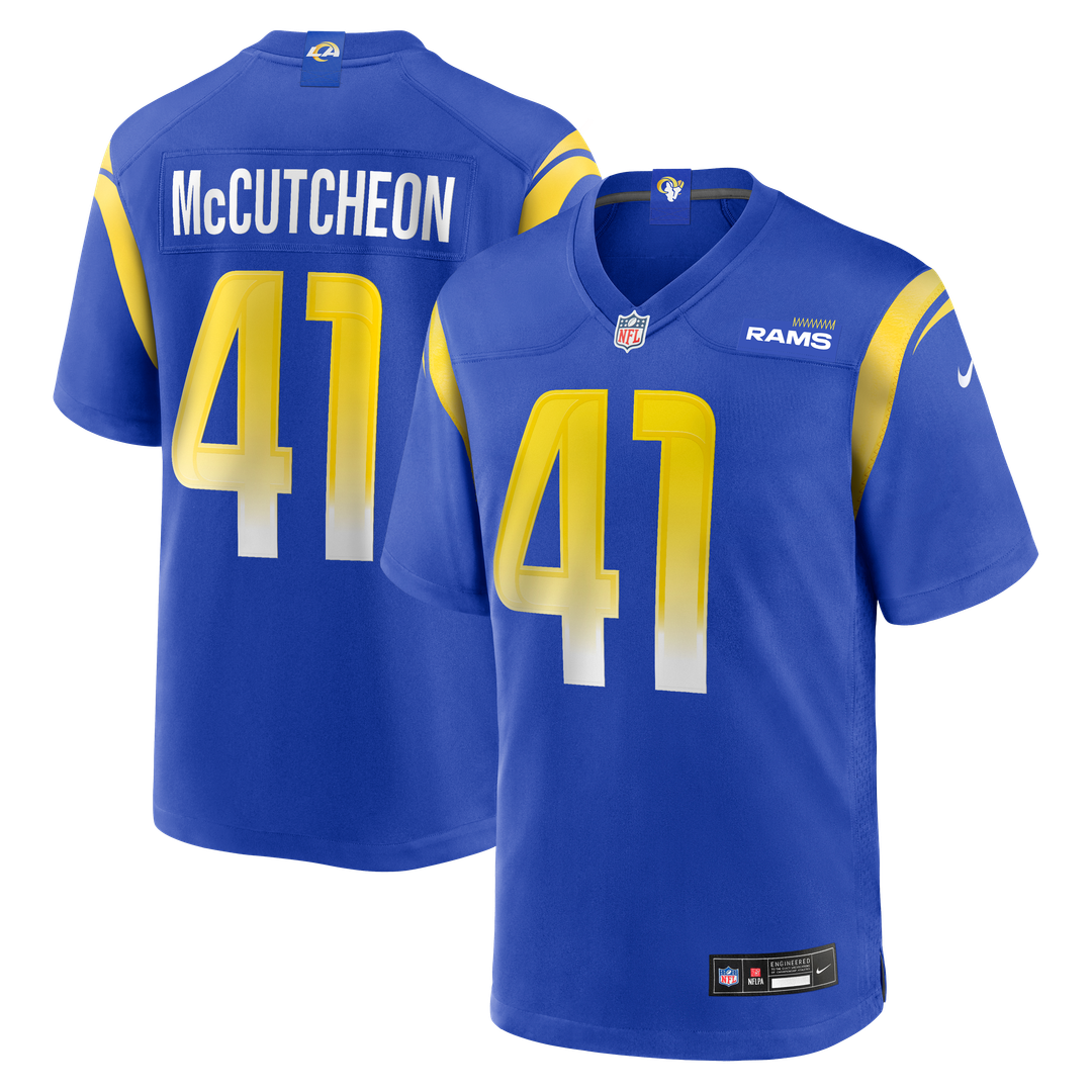 Cameron McCutcheon Los Angeles Rams Jersey - Royal