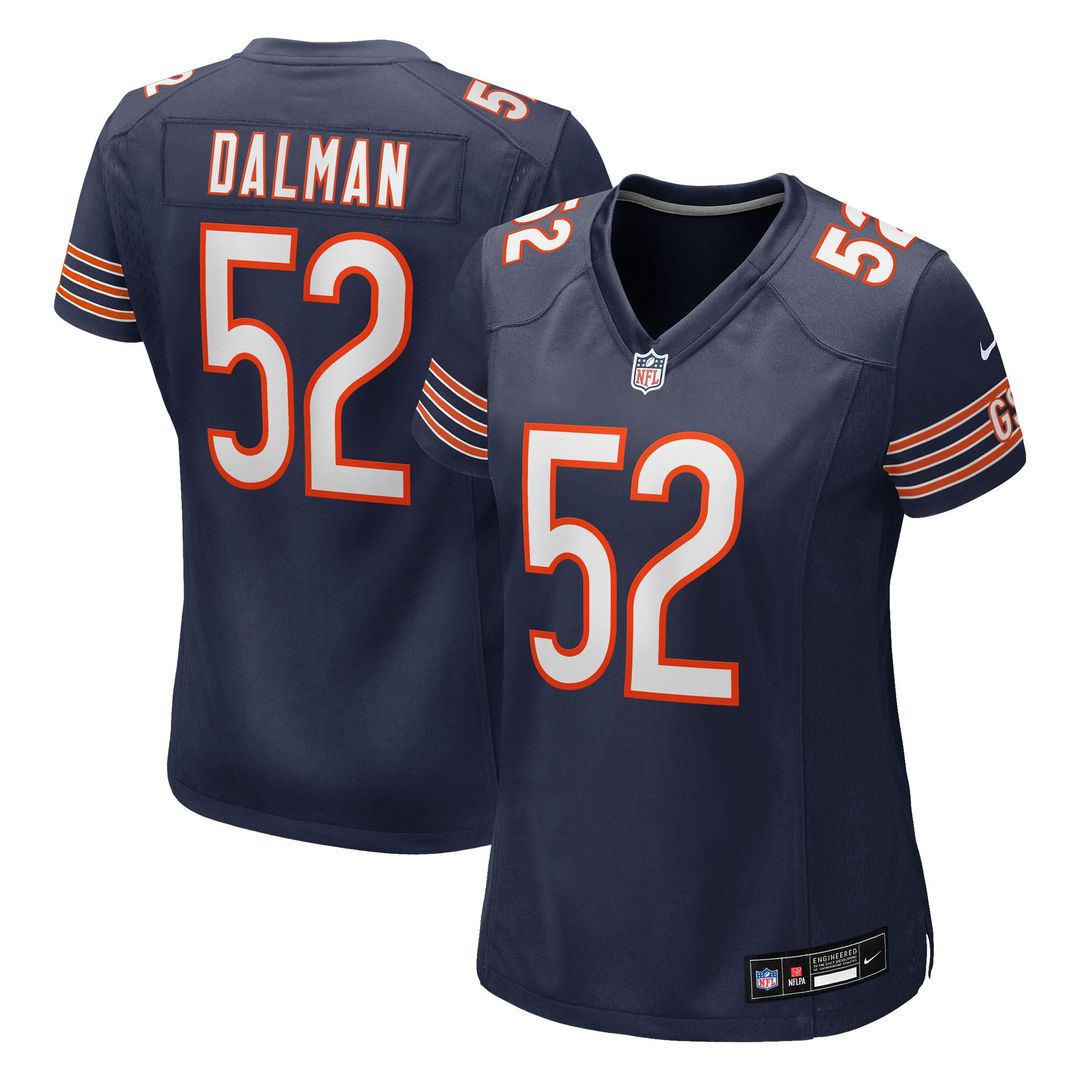 Drew Dalman Chicago Bears Women's Team Jersey - Navy