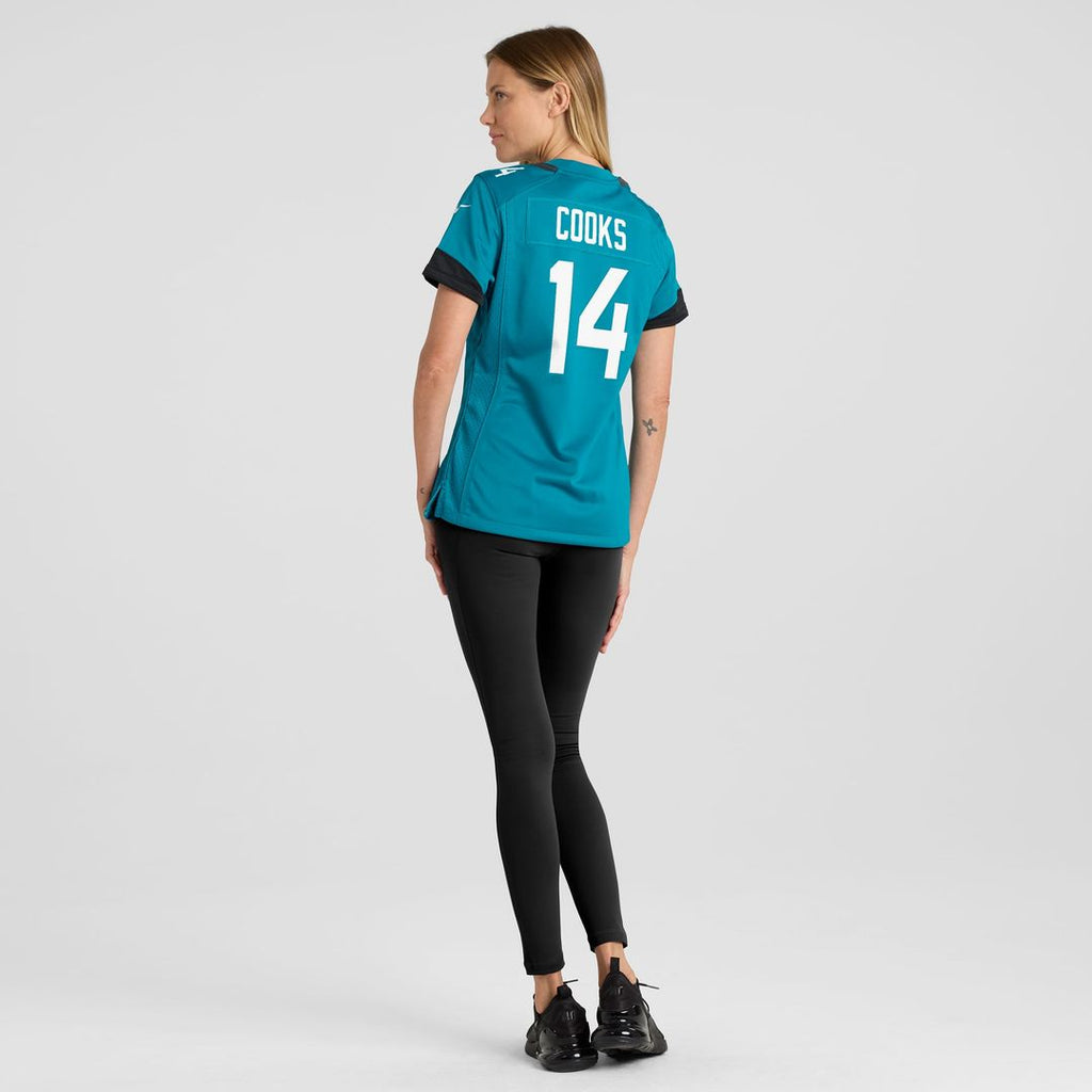 Elijah Cooks Jacksonville Jaguars Women's Team Jersey - Teal