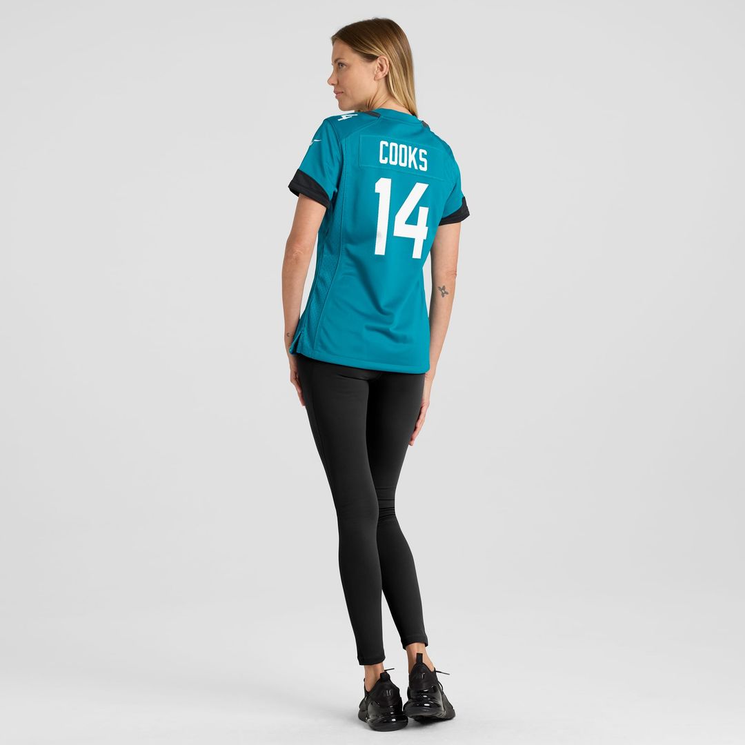 Elijah Cooks Jacksonville Jaguars Women's Team Jersey - Teal