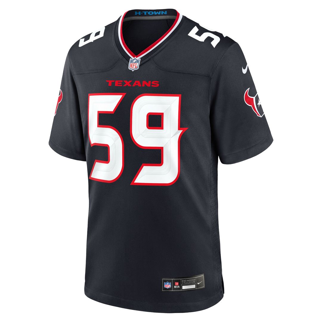 DeMeco Ryans Houston Texans Team Retired Jersey - Navy