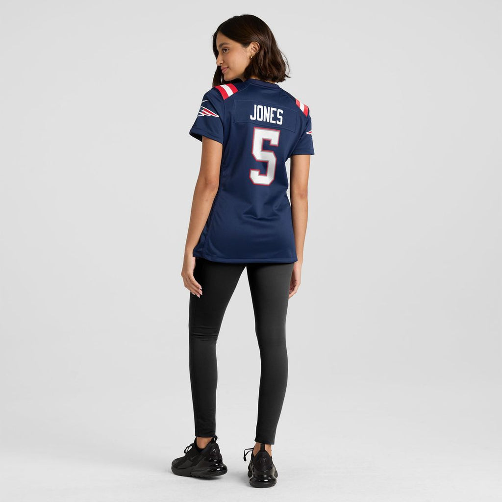 Dre'Mont Jones New England Patriots Women's Team Jersey - Navy