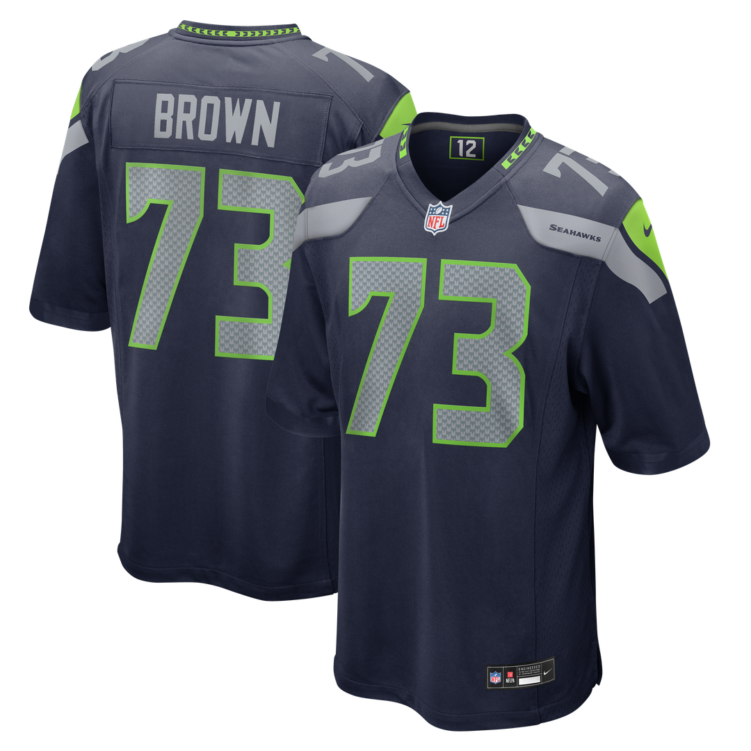 Logan Brown Seattle Seahawks Team Jersey - College Navy