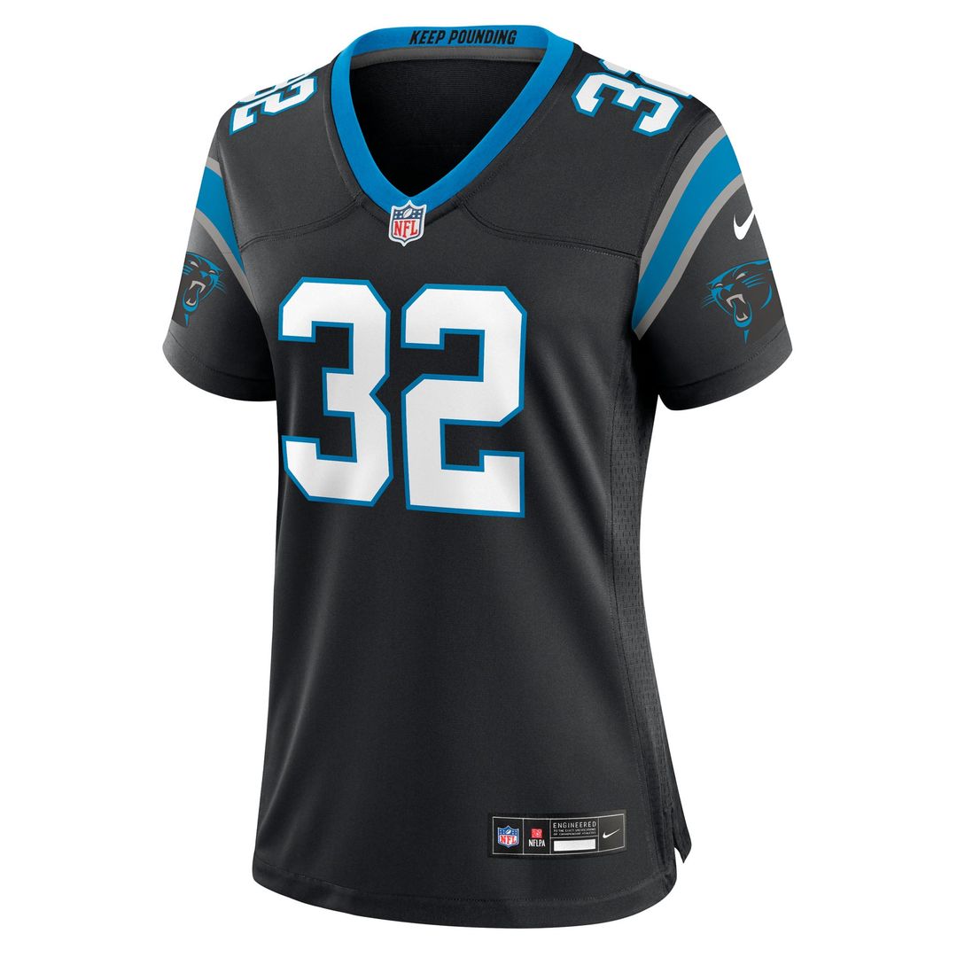 Trevin Wallace Carolina Panthers Women's Team Jersey - Black