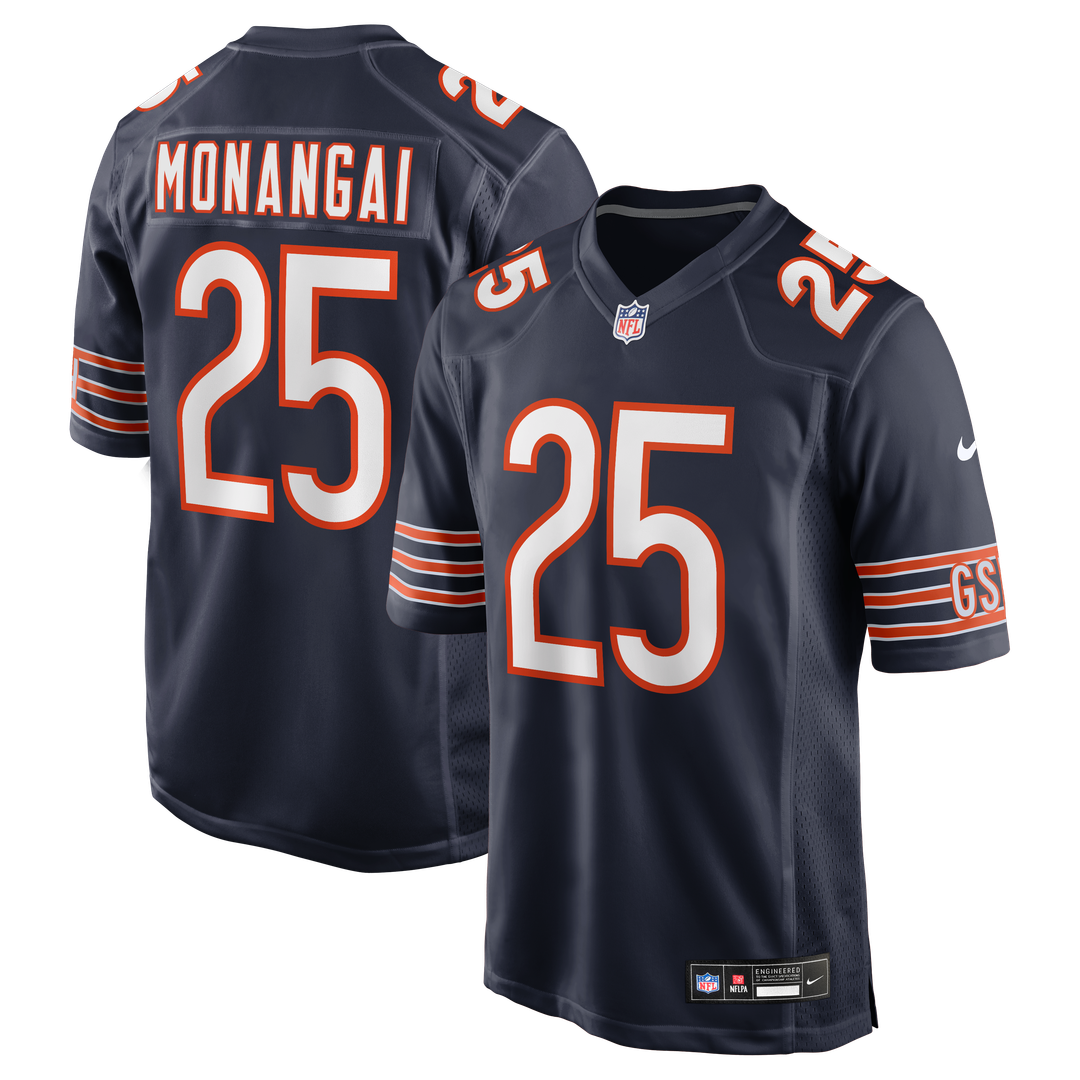 Kyle Monangai Chicago Bears Team Jersey - Navy
