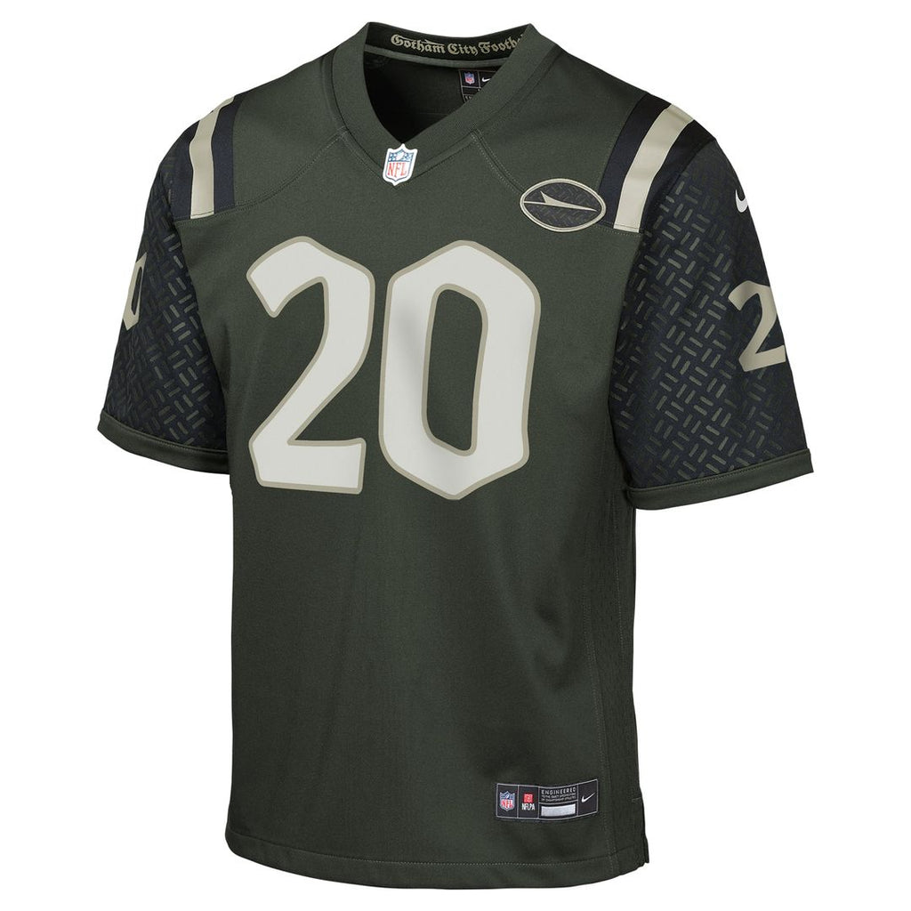 Breece Hall New York Jets Youth 2025 Rivalries Collection Jersey - Gotham Green