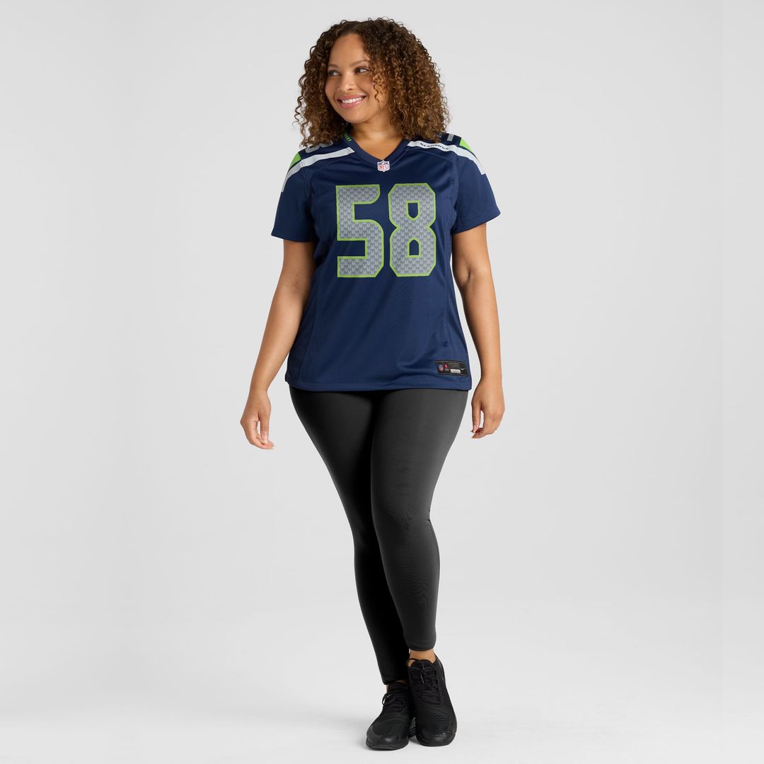 Derick Hall Seattle Seahawks Women's Team Jersey - College College Navy