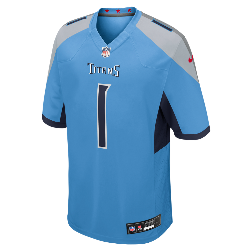 Cameron Ward Tennessee Titans Team Jersey - Light Blue