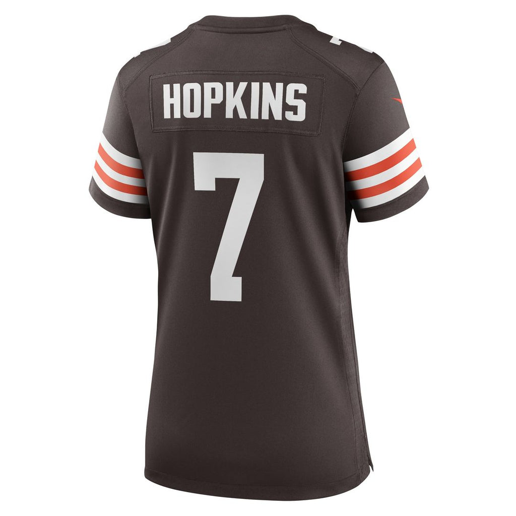 Dustin Hopkins Cleveland Browns Women's Team Jersey - Brown