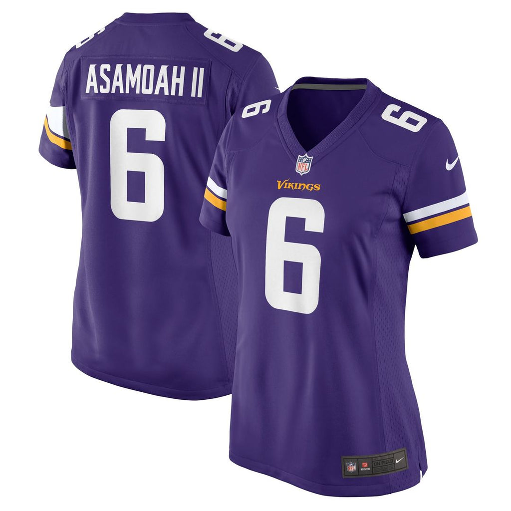 Brian Asamoah II Minnesota Vikings Women's Jersey - Purple