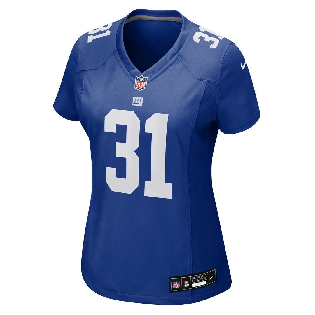 Nic Jones New York Giants Women's Team Jersey - Royal
