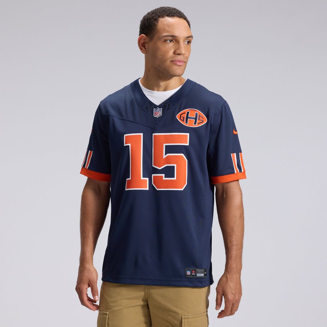 Rome Odunze Chicago Bears 2026 Rivalries Collection Stitched Jersey - Navy