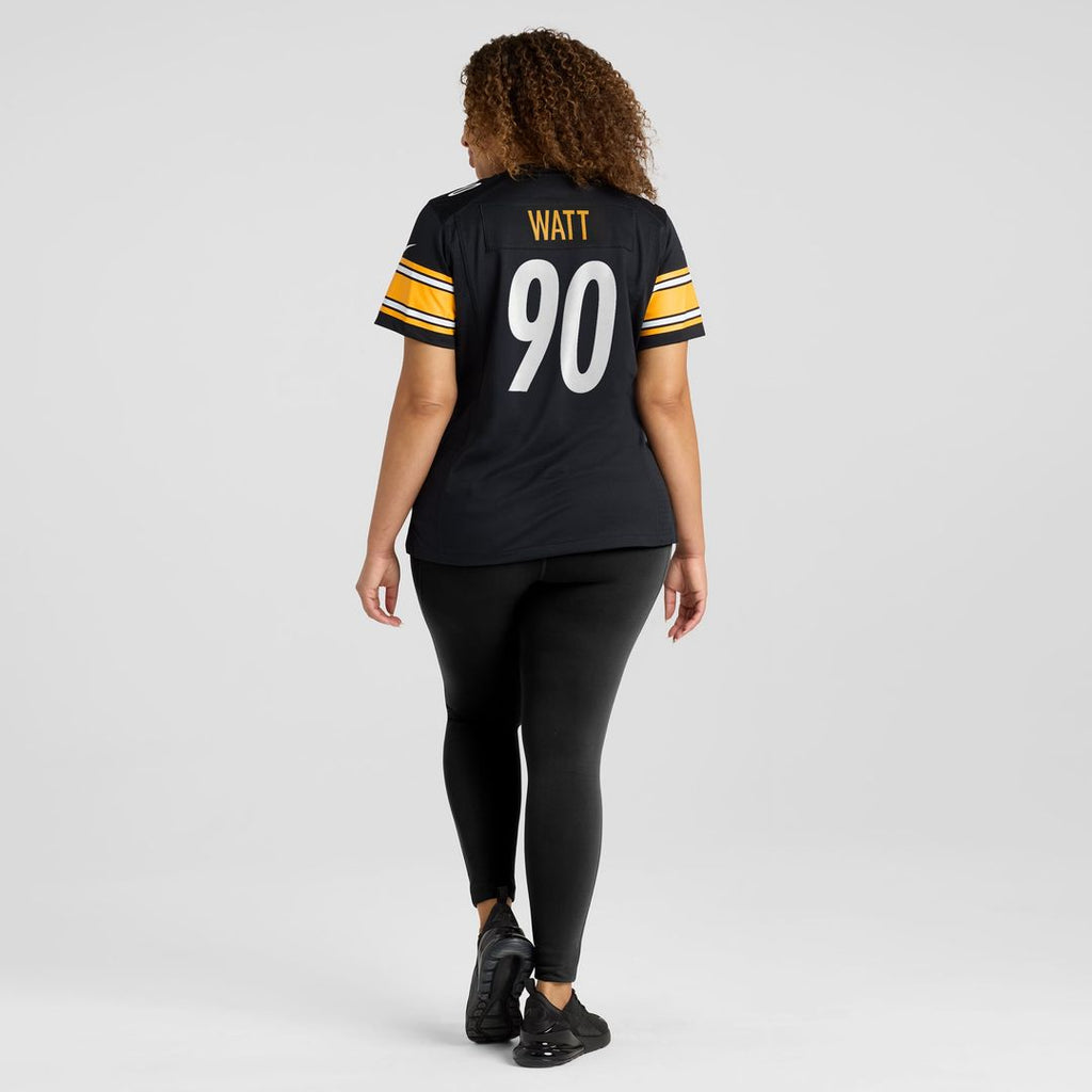 T.J. Watt Pittsburgh Steelers Women's Team Jersey - Black