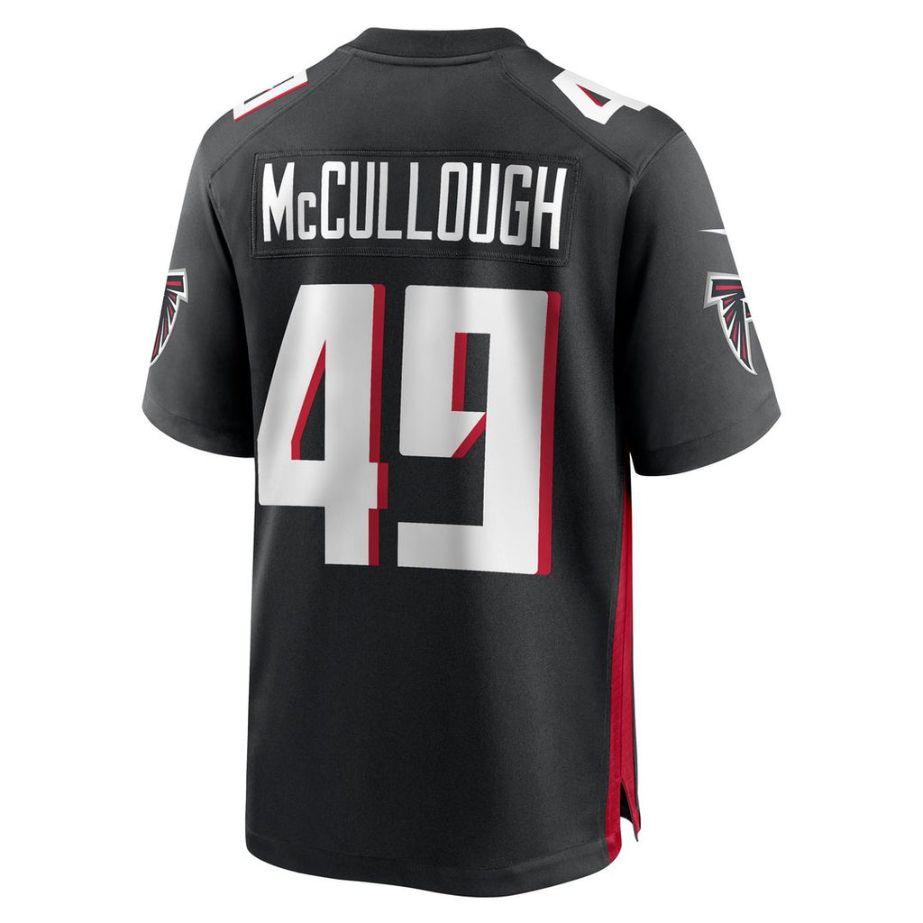 Liam McCullough Atlanta Falcons Team Jersey - Black