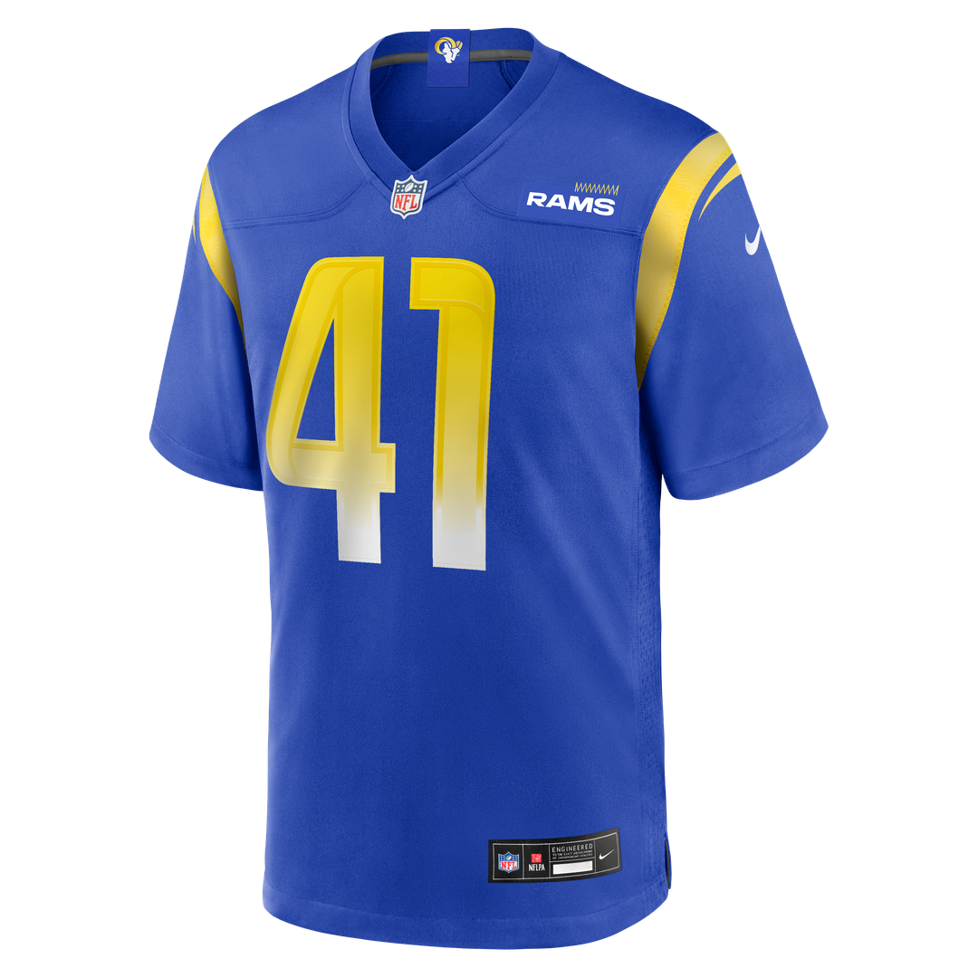 Cameron McCutcheon Los Angeles Rams Jersey - Royal