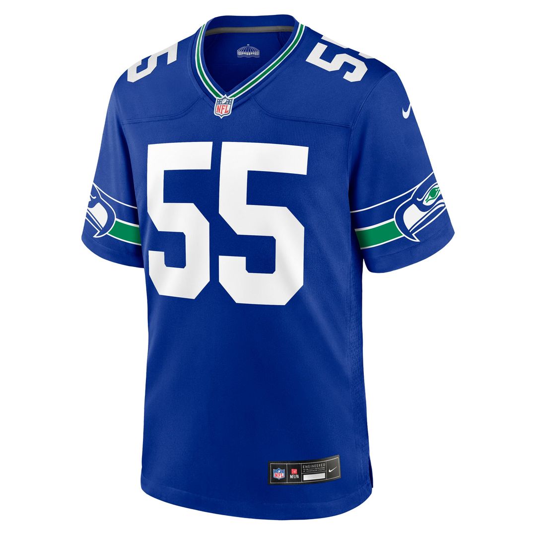 Brian Bosworth Seattle Seahawks Retired Player Alternate Jersey - Royal