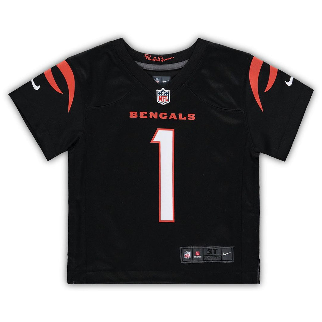 Ja'Marr Chase Cincinnati Bengals Toddler Jersey - Black