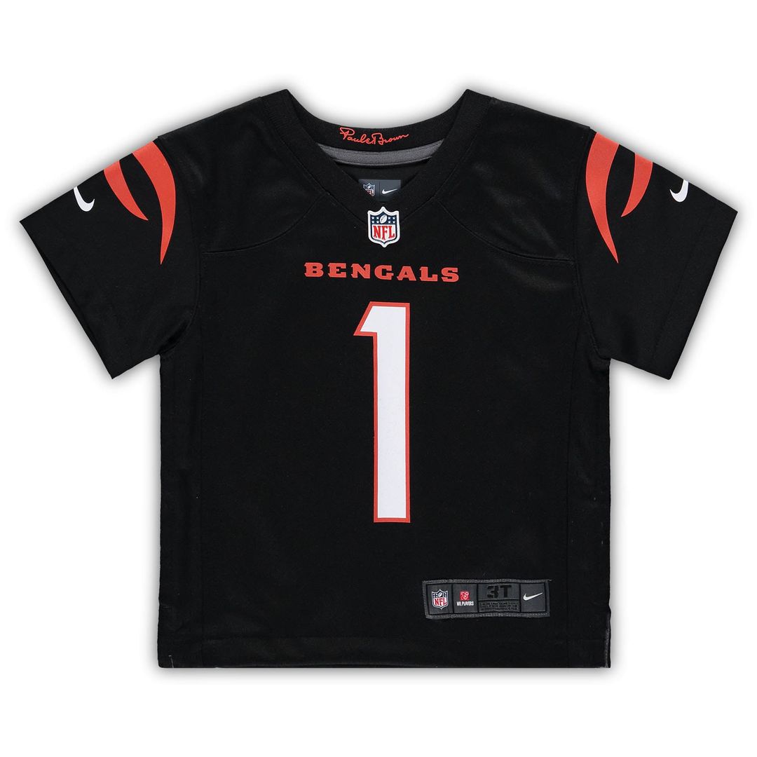 Ja'Marr Chase Cincinnati Bengals Toddler Jersey - Black
