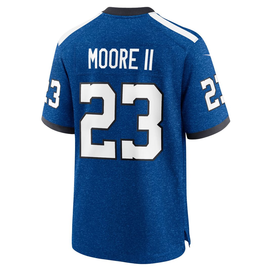 Kenny Moore II Indianapolis Colts Indiana Nights Alternate Jersey - Royal