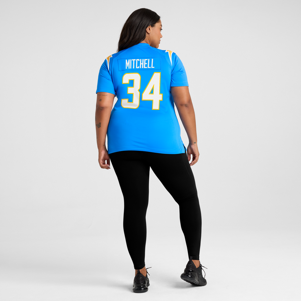 Keaton Mitchell Los Angeles Chargers Women's Team Jersey - Powder Blue
