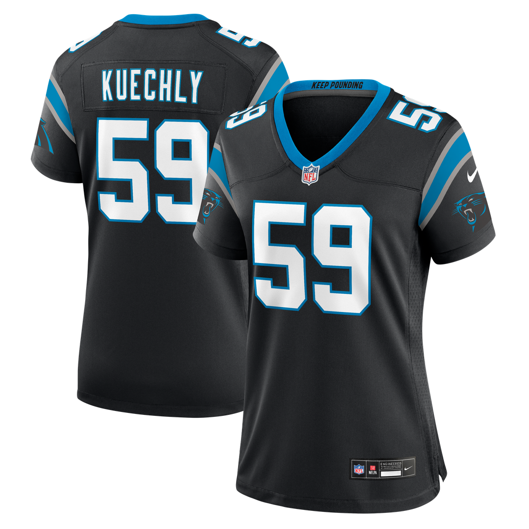 Luke Kuechly Carolina Panthers Women's Team Jersey - Black
