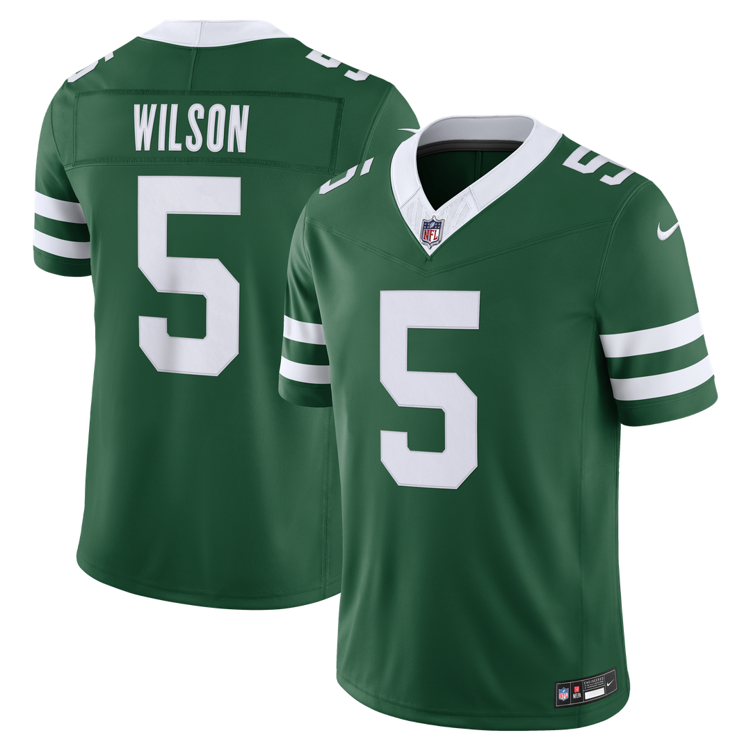 Garrett Wilson New York Jets Team Stitched Jersey - Legacy Green