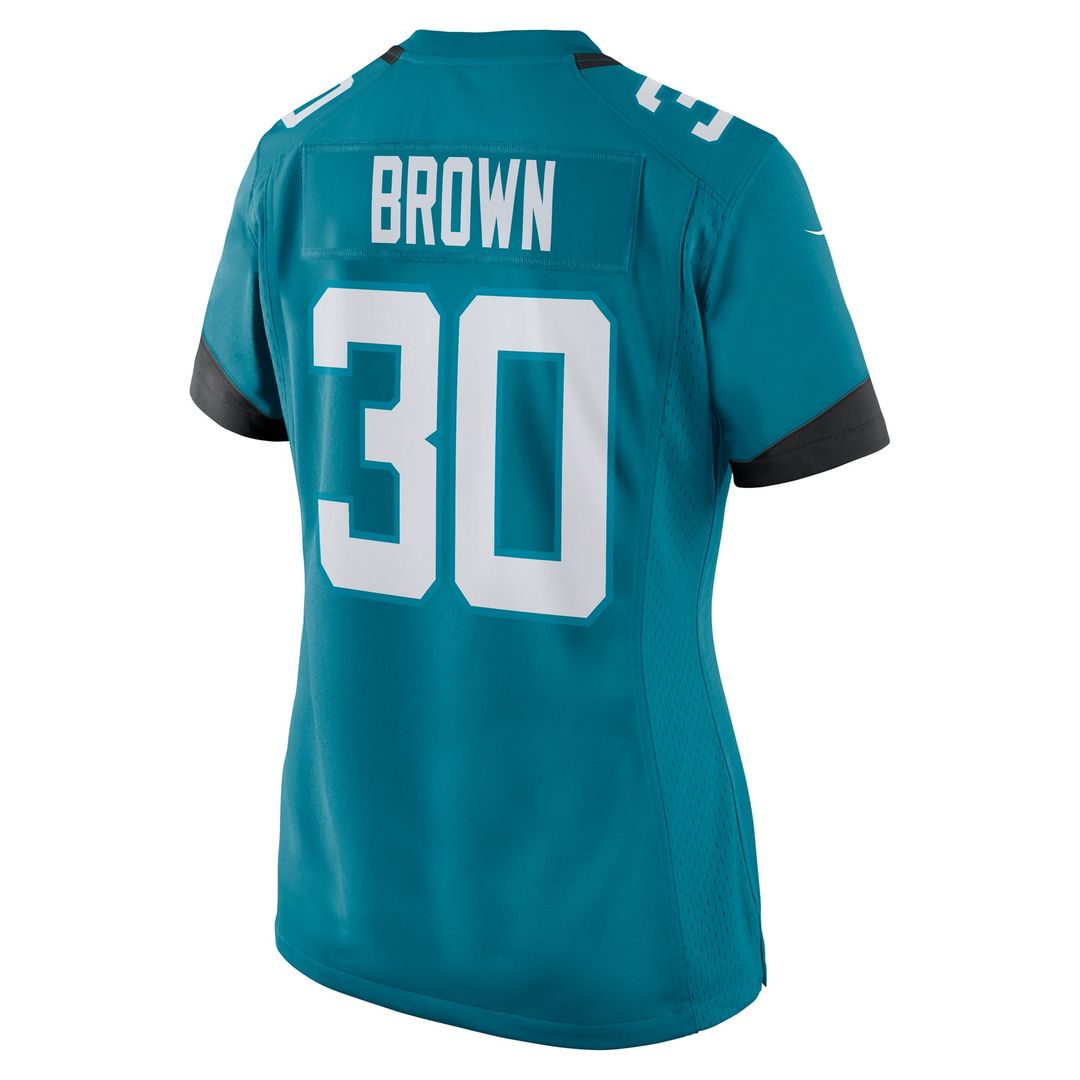 Montaric Brown Jacksonville Jaguars Women's Jersey - Teal